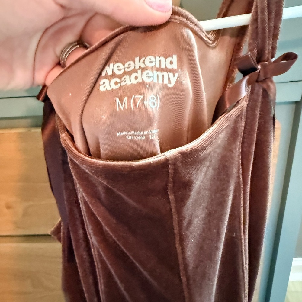 Brown Kids Formal Dress